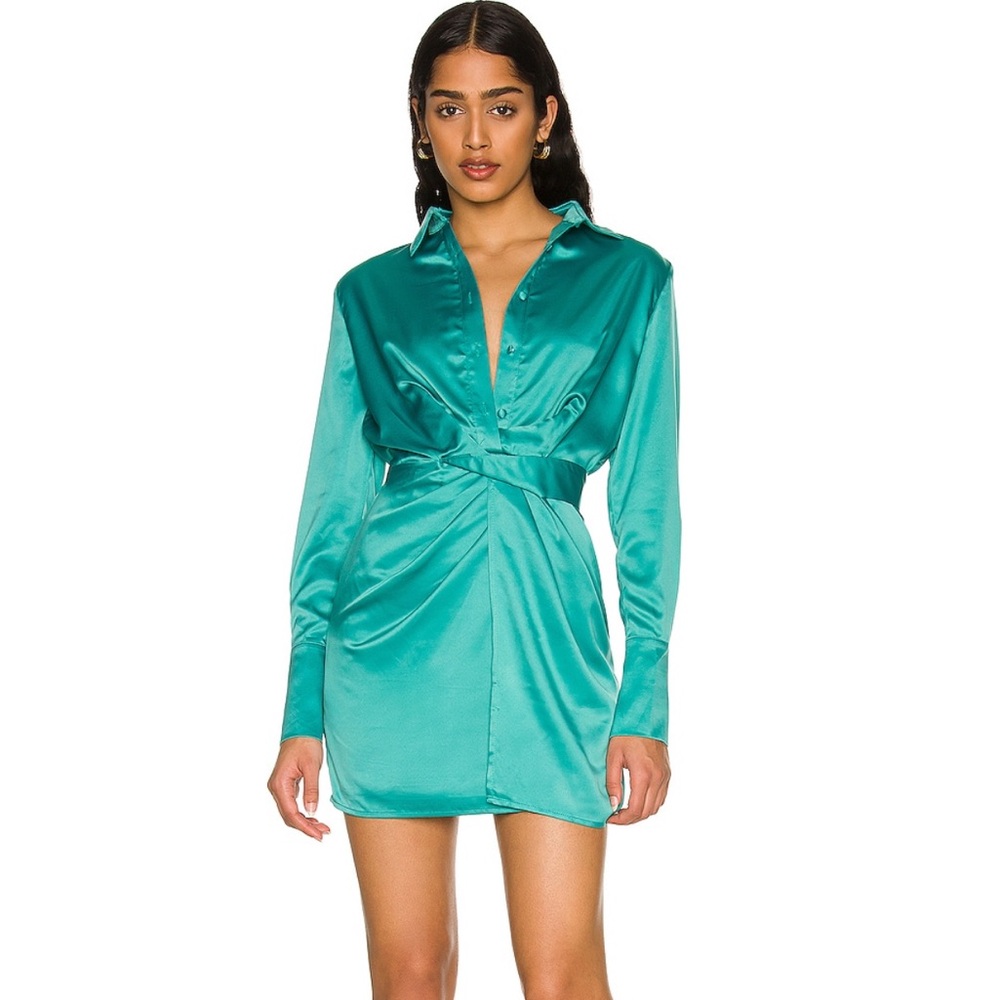 More to Come Angela Twist Front Dress from Revolve